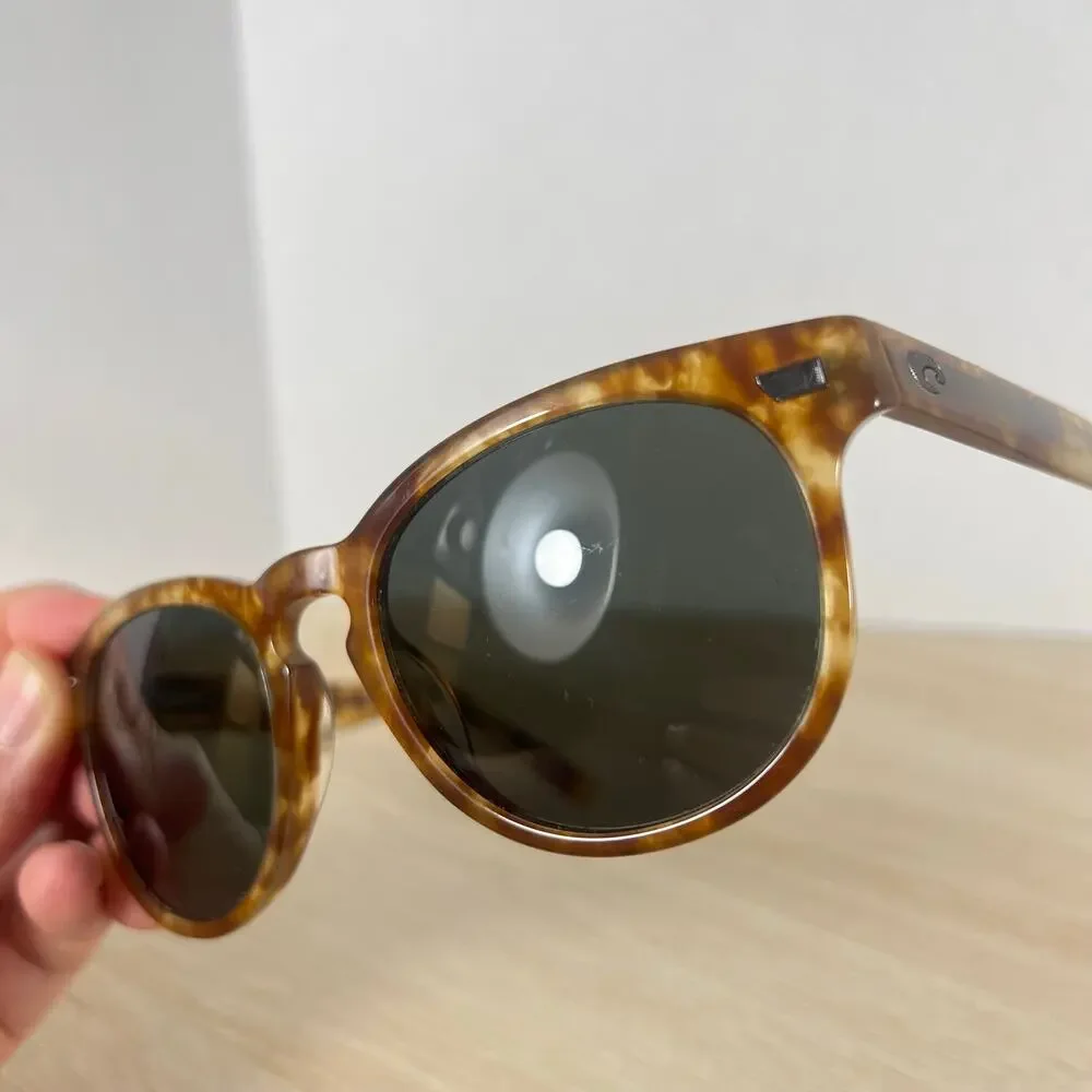 Costa Del Mar Del Mar DEL 206 Sunglasses 580 Brown Cream Tortoise